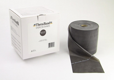 TheraBand Resistance Bands Black Special Heavy 50 YD