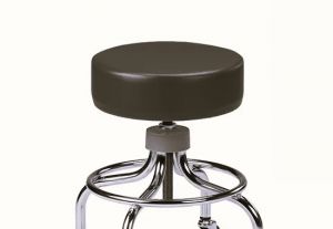 Chrome Base Stool with Rubber Feet