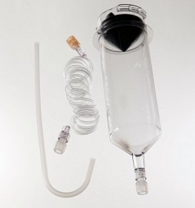CTP-200-FLS - CT Front Load - Syringe with Quick Fill Tube & 60" Low Pressure Tubing - 200 ML