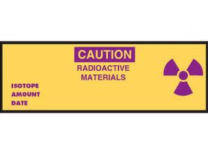 Tape - Radioactive Material - roll