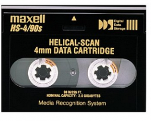 400295 - Maxell 2.0GB 91.5M HS-4/90S 4MM Data Cartridge for Helical Scan Drives