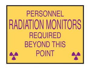 RADIATION MONITORS REQUIRED 