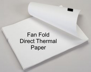 40469A - Philips Medical Recording Paper - Chemical Thermal Paper - Fan-fold- 20 Pks