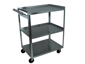 Stainless Steel Cart - 3 Shelf Utility