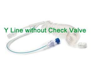Y Line no check valve