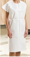 424800 - Gown 3-Ply Tissue White 30" x 42" 50/Case