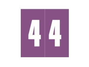 AMES AMNM NUMBER LABEL - PURPLE 4