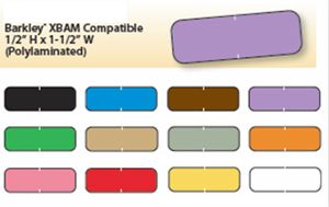 Barkley Color Designation Poly Laminate Labels