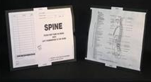 192209-250 - CI6290 Open End Category Insert Jackets - Spine with Black Border Ink Color - System B
