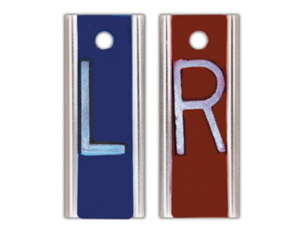 Elite 1 inch Left and Right Markers NO INITIALS
