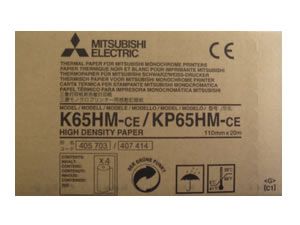 Mitsubishi Black & White High Density Thermal Paper KP-65HM