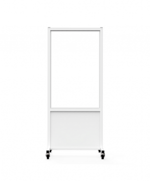Mobile Leaded Barrier with 30" x 48" Window 