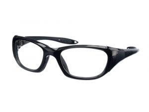 SKU: 142422  Wrap Around Ultralite Lead Glasses 9941 Black 