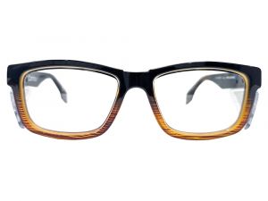 Wiley X Contour Lead Glasses-Glossy Black/Brown