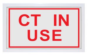 "CT in Use" Led Sign