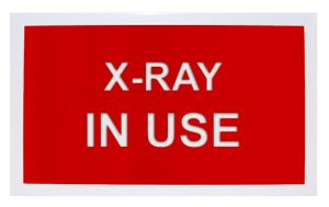 LED Warning Sign "Xray in Use"