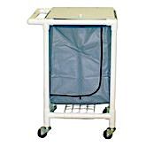 MRI PVC Single Linen Hamper with Casters