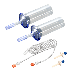 CT Single Syringe with Check Valve and Spike 