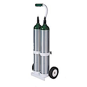 SKU:146392 MRI Conditional Dual E Cylinder Cart