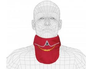 110937 Necklace Design Thyroid Collar