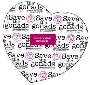 Save the Gonads X-ray Shields Newborn