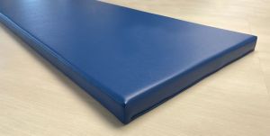 Premium Table Pad, 30x80x2 covered in Blue Vinyl, Comfort Foam