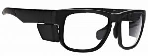 Standard Radiation Safety Glasses Black Single Vision 