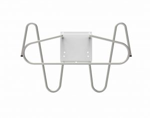 Wall Mounted Chrome Apron and Glove Holder