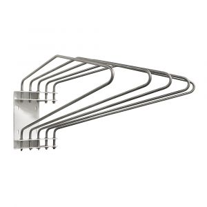 Five-Arm Lead Apron Wall Rack Right Swing