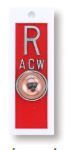 Position Indicator 7/8" Plastic Right Marker with Initials 