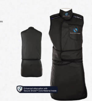 Support Vest and Skirt - .5mm Pb Free - Medium Male + MTST Blue Camo Black Lining Black Binding 