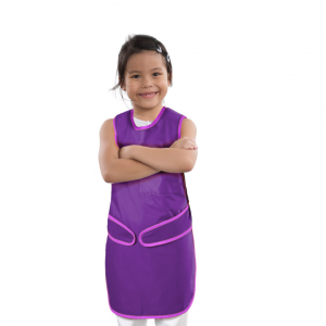 Pediatric Velcro Adjustable Apron Premier 0.5mm Front Protection Unisex Medium (Age 4-6)