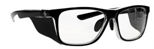 Premium Radiation Safety Glasses Black/Clear