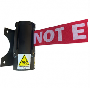 Retractable MRI Warning Belt