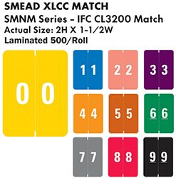 CL3205 - SMEAD Numeric Poly Laminate Labels - Blue Number 1 