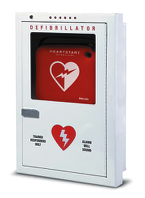 Philips AED Cabinet Semi-Recessed w/ Alarm and Lights
