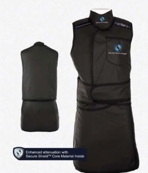 Support Vest and Skirt - .35mm Pb Free - Medium Unisex + MTST Fabric: Aqua Ultra Flex Black Lining - Black Binding 