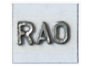 FLAT SURFACE MOUNTED WORDS - XRAY MARKERS