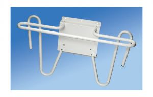 Tri-Rack wall mounted single apron and glove rack