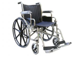 SKU: 146225 MRI 22" Wheelchair w/Removable Footrests