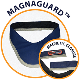 MagnaGuard Thyroid Collar - .5mm Pb Free - w/Magnetic Closure 