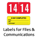 labels for files and communications